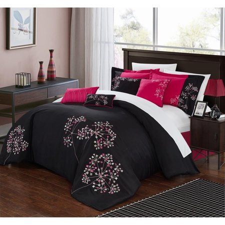 FIXTURESFIRST Sydney Embroidered Comforter Set - King - 8 Piece FI2542181